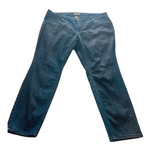 D. Jeans Plus Size Midnight Blue Jeans Size 22W Stretch Skinny Ankle